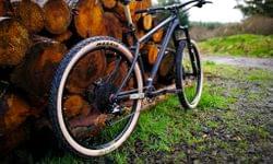 Riding a winter hardtail